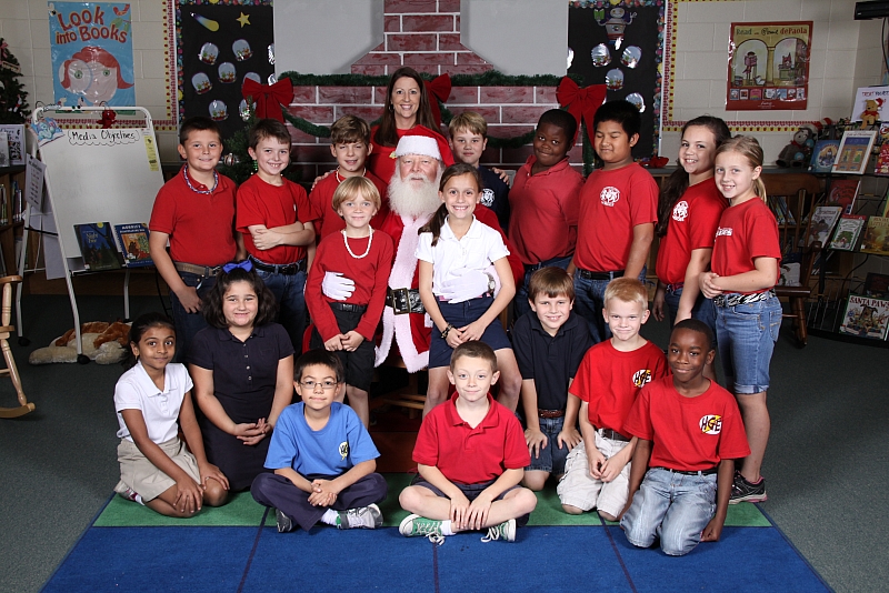 Santa Class Photo