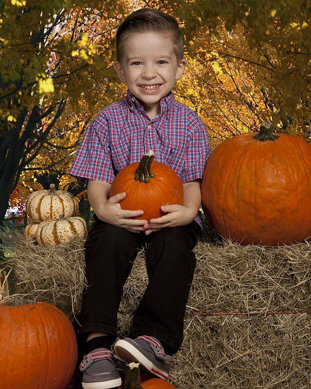 Fall Preschool Portrait