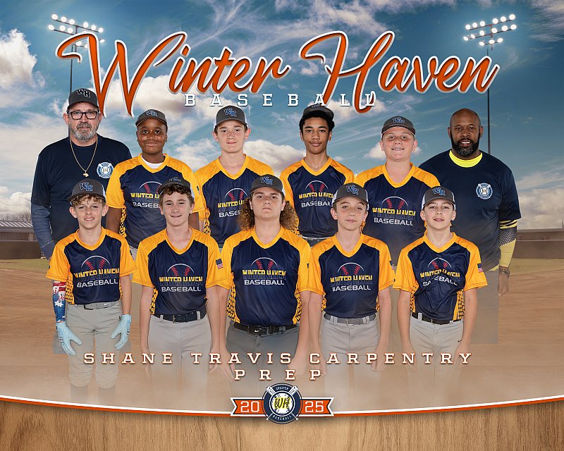 Youth baseball team photo